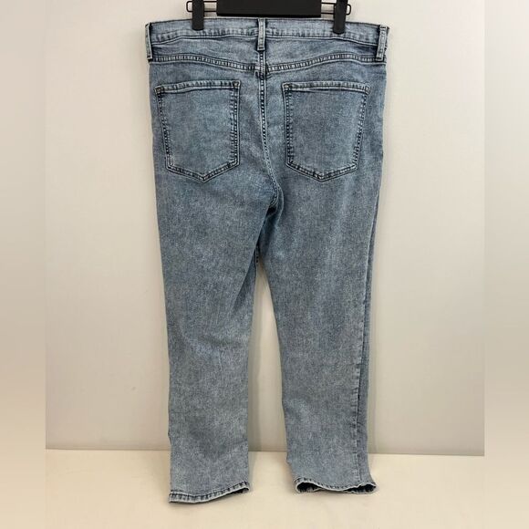 Banana Republic High Rise Slim Jeans Light Wash Acid 12/31 - Picture 2 of 7